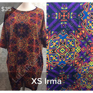LuLaRoe Irma, XS, NWT